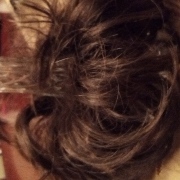 Hair brown hair scrunchie - Picture 3 of 4
